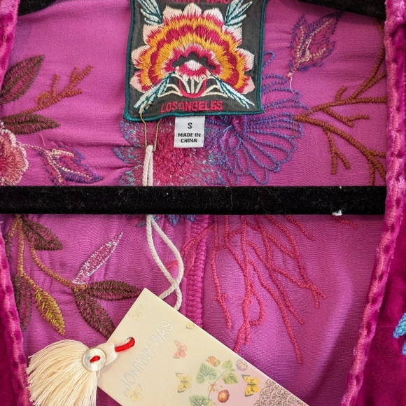 NWT Ulla Effortless Velvet Dress Size S - Picture 6 of 11